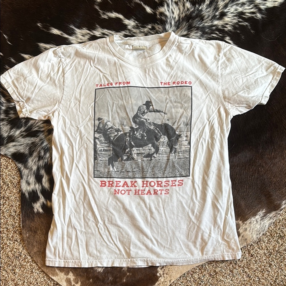Graphic T-Shirt with Rodeo Print